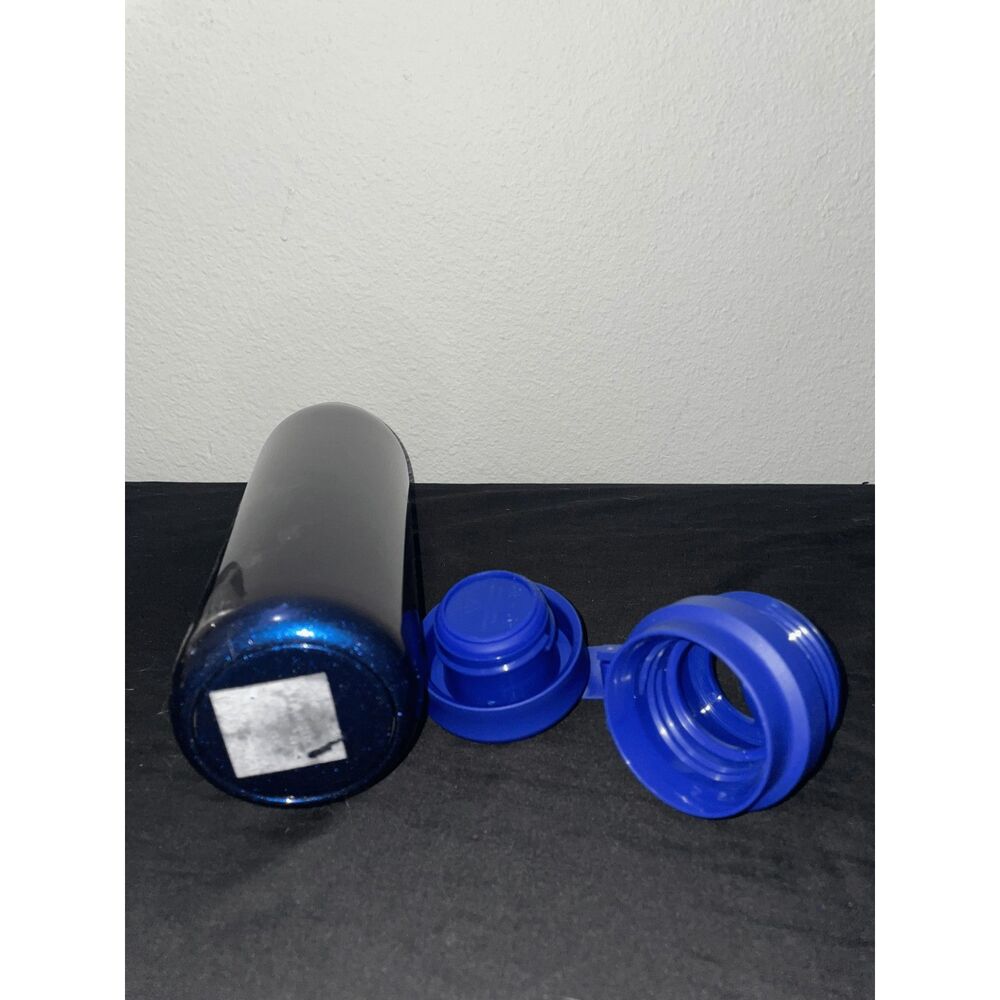 Starbucks Navy Blue Glitter Stainless Steel Water Bottle with Flip Lid